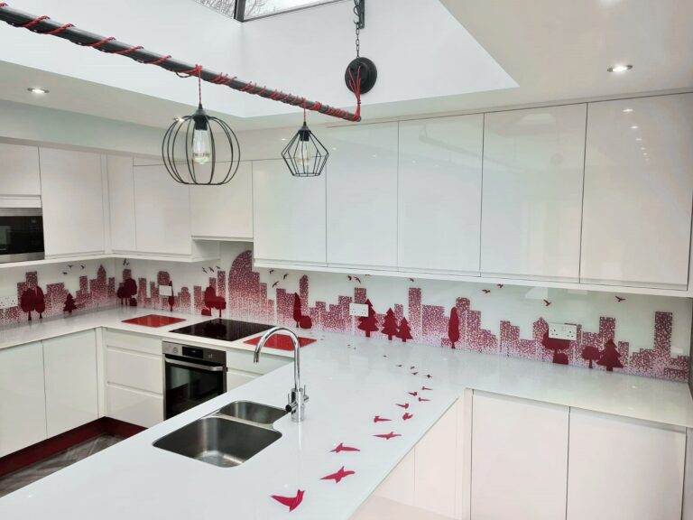 glass worktop